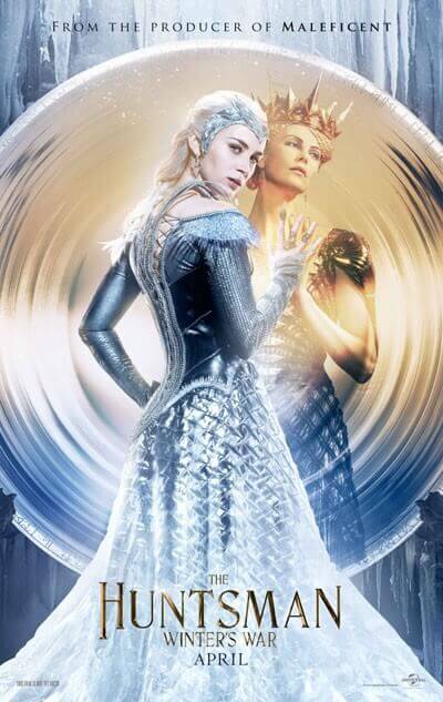 The Huntsman Winter's War Charlize Theron Emily Blunt Poster