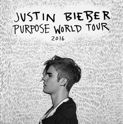 Justin Bieber Purpose World Tour