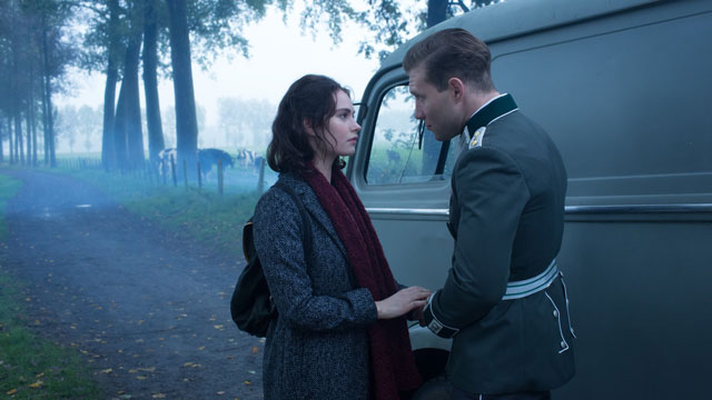 Lily James and Jai Courtney in Kaiser's Last Kiss