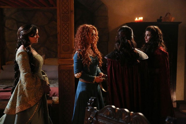 Once Upon a Time Season 5 Merida, Mulan, Red