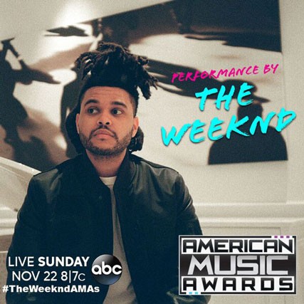 The Weeknd American Music Awards Performer