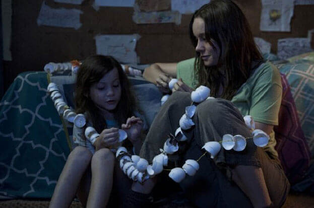 Jacob Tremblay and Brie Larson in Room