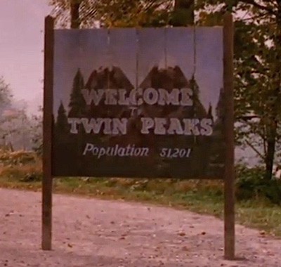 Twin Peaks Welcome Sign