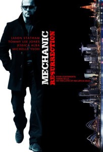 Mechanic Resurrection Poster with Jason Statham