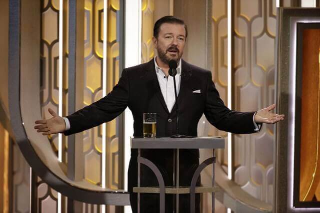 Ricky Gervais Golden Globes 2016