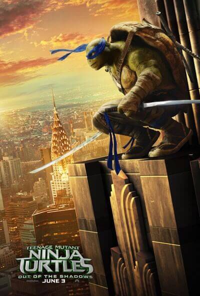 TMNT 2 Poster Leonardo