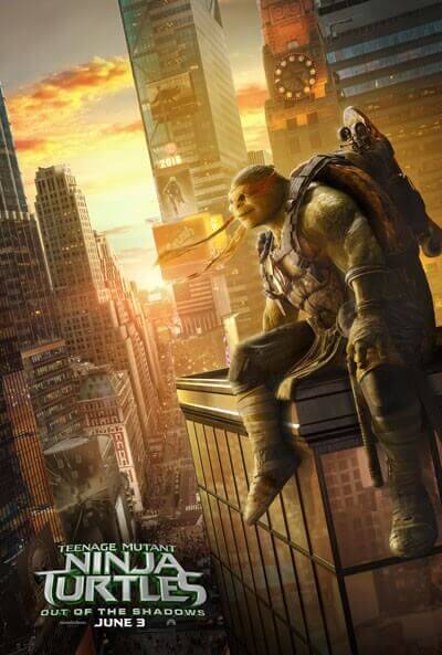 Teenage Mutant Ninja Turtles Out of the Shadows Michelangelo Poster