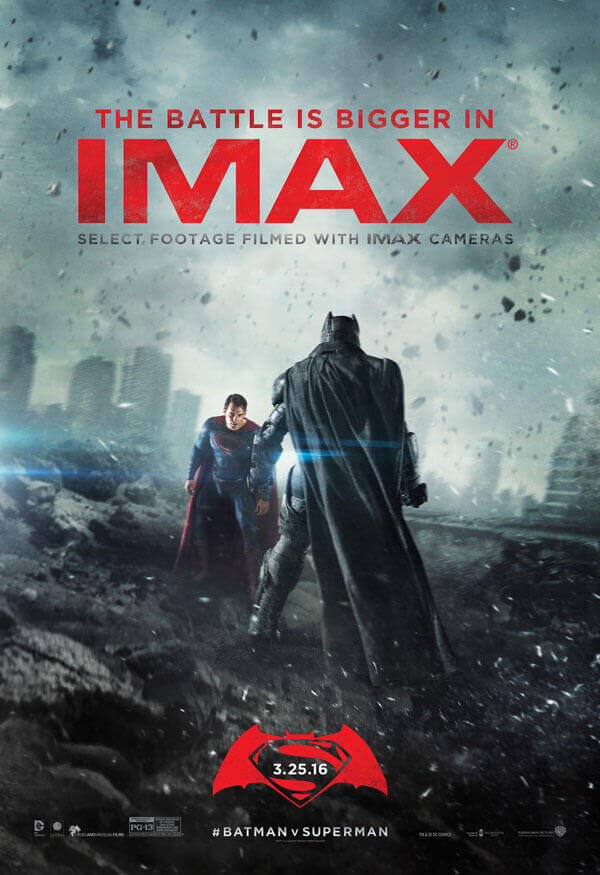 Batman v Superman Dawn of Justice IMAX Poster
