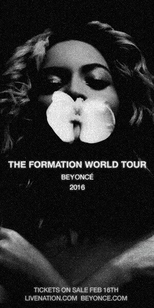 Beyonce The Formation World Tour Poster
