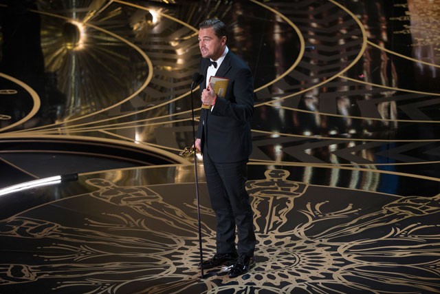 Leonardo DiCaprio Oscars 2016