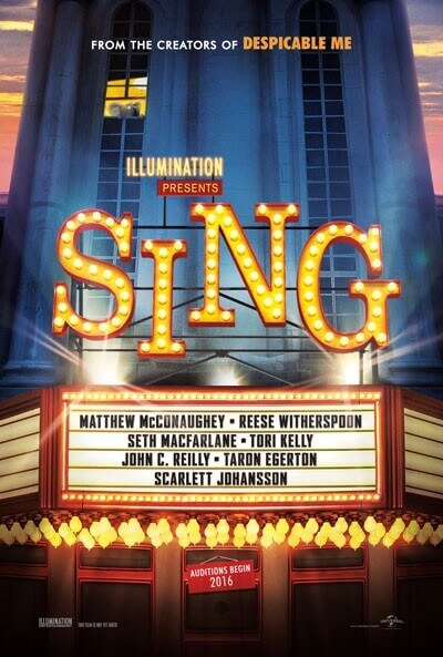 Poster for Sing, the Animated Movie