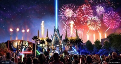 Star Wars Fireworks Show