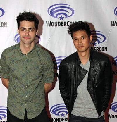 Shadowhunters Matthew Daddario and Harry Shum Jr