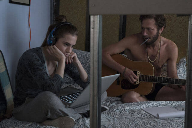 Allison Williams and Ebon Moss-Bachrach in Girls