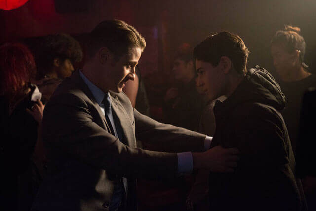 Gotham Season 2 Episode 14 Ben McKenzie and David Mazouz