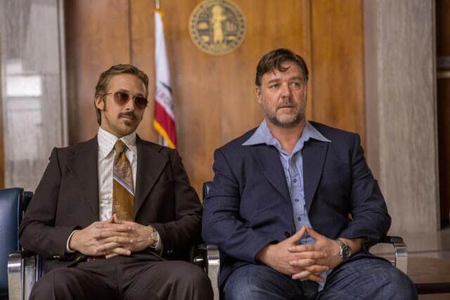 The Nice Guys Ryan Gosling and Russell Crowe