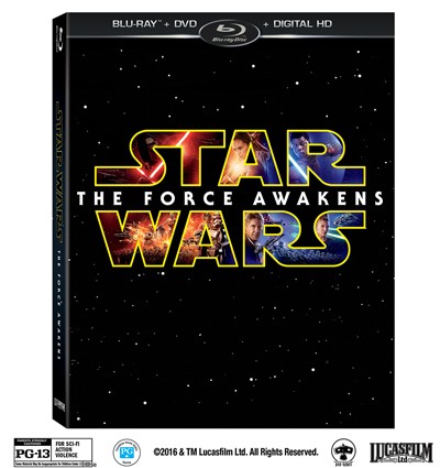 Star Wars The Force Awakens Blu-Ray Cover