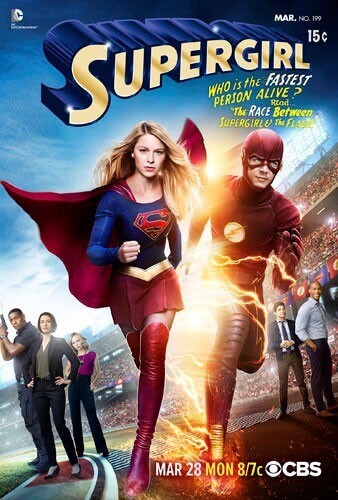 Supergirl and The Flash Crossover Poster