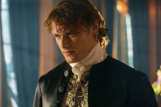 Sam Heughan in Outlander season 2 episode 4
