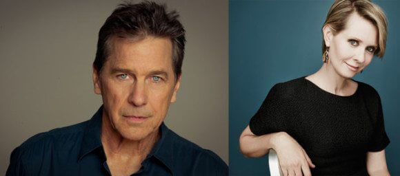 Tim Matheson and Cynthia Nixon