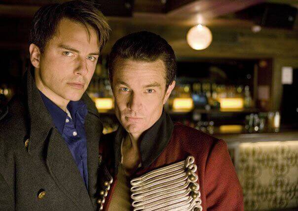 John Barrowman and James Marsters in Torchwood