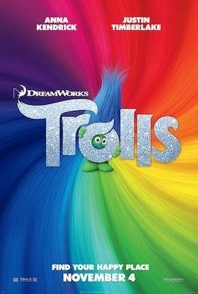 Trolls Color Poster and Trailer