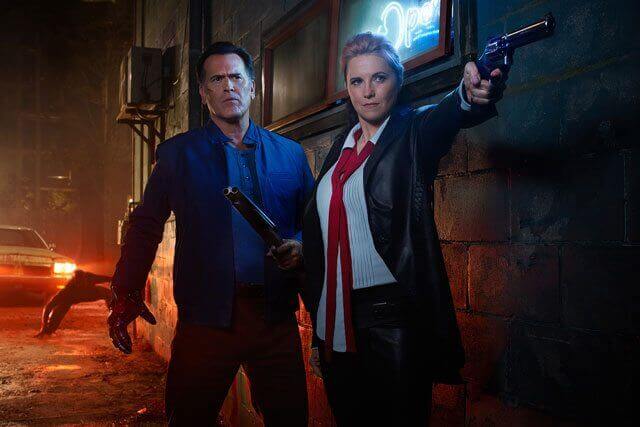 Ash vs Evil Dead Season 2 Bruce Campbell and Lucy Lawless