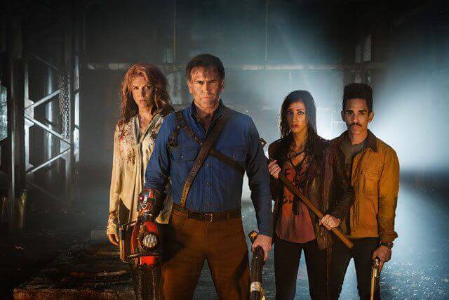 Lucy Lawless in Ash vs Evil Dead