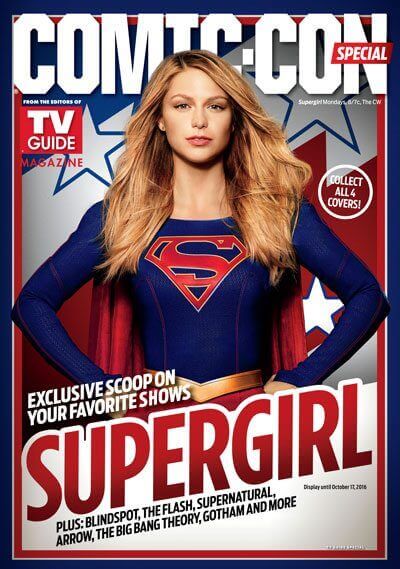 Supergirl TV Guide Comic Con Cover