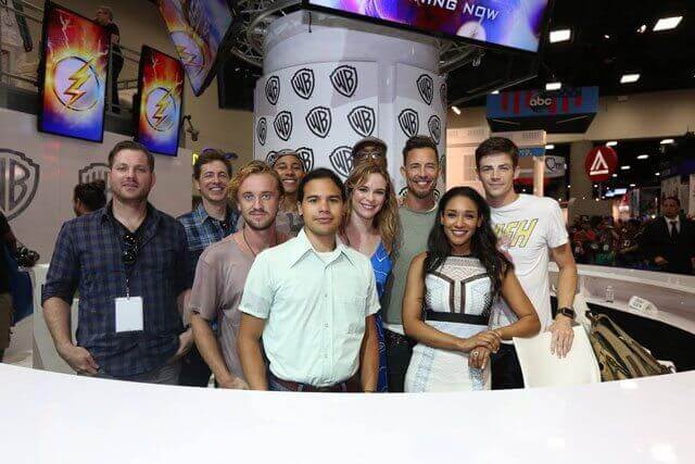 The Flash Cast at Comic Con