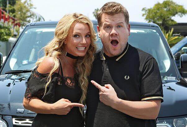 Carpool Karaoke Britney Spears and James Corden