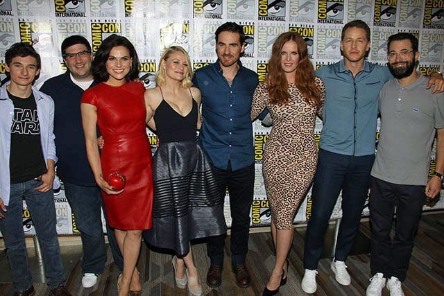 Once Upon a Time Edward Kitsis, Adam Horowitz, and Cast Season 6