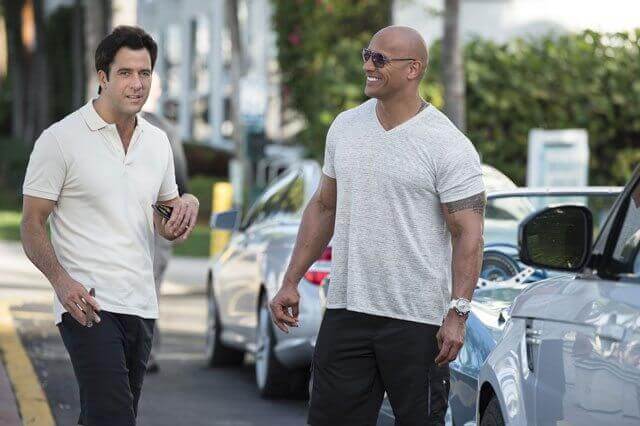 Ballers stars Dwayne Johnson and Troy Garity