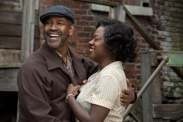 Fences stars Denzel Washington and Viola Davis