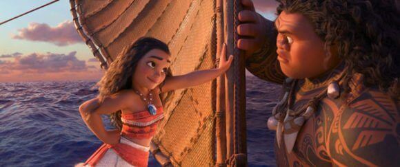 Moana Dwayne Johnson and Auli'i Cravalho