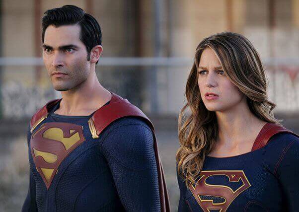 Supergirl stars Melissa Benoist and Tyler Hoechlin