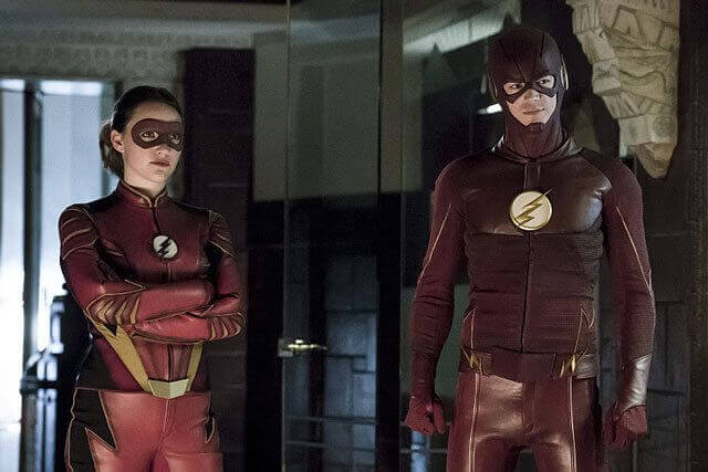 Flash Season 3 Episode 4 Grant Gustin and Violett Beane