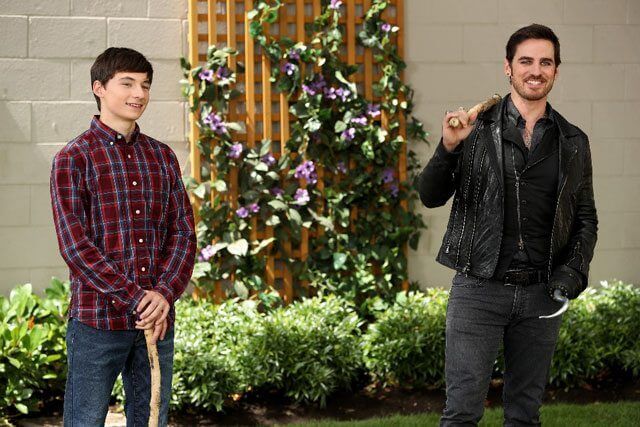 Once Upon a Time Season 6 Episode 3 Colin O'Donoghue and Jared Gilmore