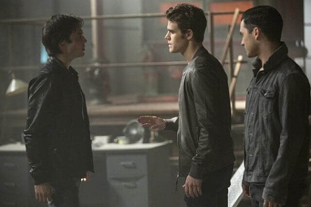 The Vampire Diaries season 8 episode 3 Ian Somerhalder, Paul Wesley and Michael Malarkey