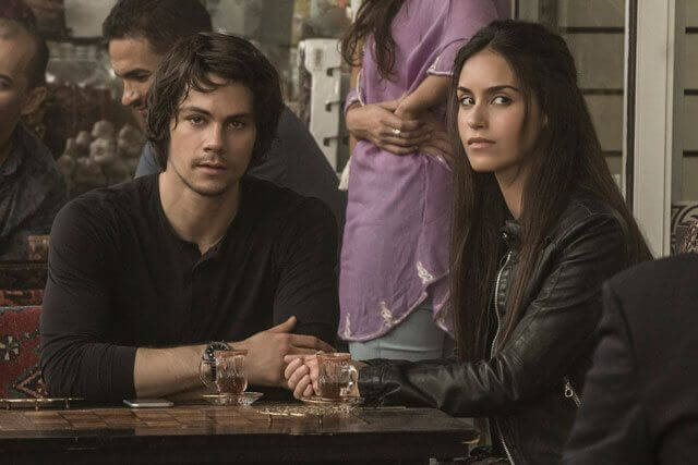 American Assassin Dylan O'Brien and Shiva Negar