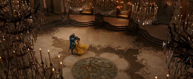 Beauty and the Beast Emma Watson and Dan Stevens Ballroom