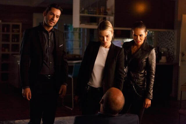 Lucifer season 2 episode 7 Tom Ellis, Lauren German, Leslie Ann Brandt