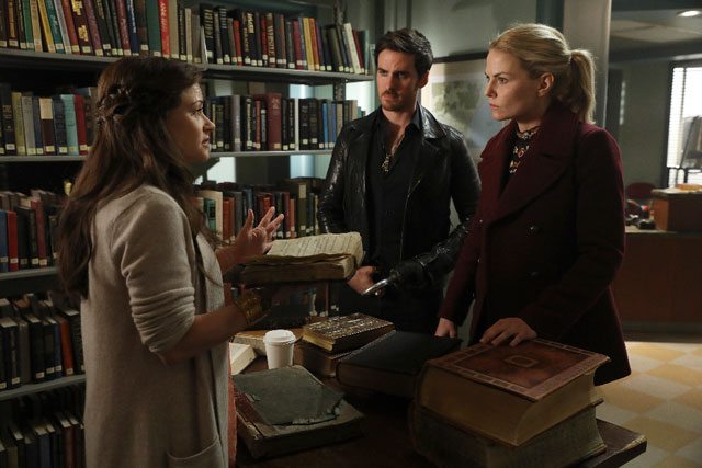 Once Upon a Time Season 6 Episode 9 Belle, Hook, and Emma