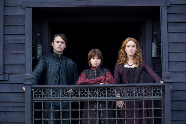 Salem stars Joe Doyle, Oliver Bell and Tamzin Merchant