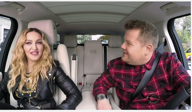 Madonna and James Corden Carpool Karaoke