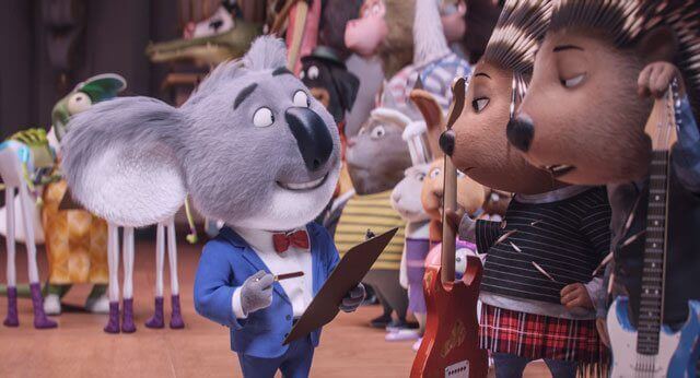 Sing stars Buster the Koala and Ash the Porcupine