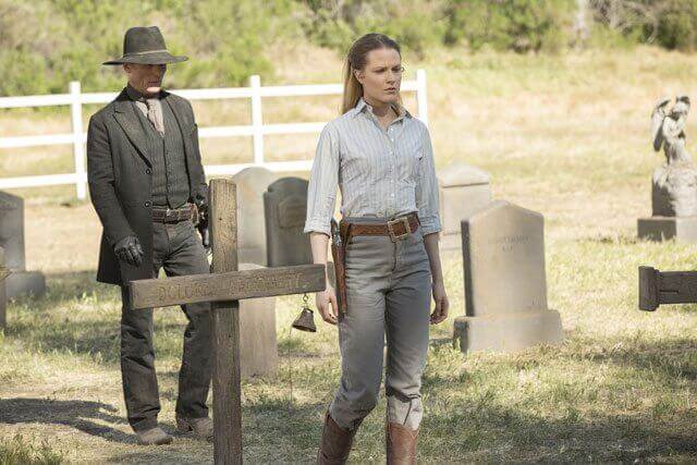 Westworld Season 1 Episode 10 Ed Harris and Evan Rachel Wood