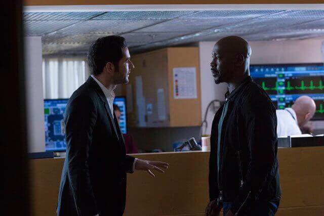 Lucifer Season 2 Episode 13 stars Tom Ellis and DB Woodside