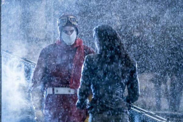 Sean Poague as Accelerated Man and Jessica Camacho as Gypsy in 'The Flash' (Photo: Katie Yu © 2017 The CW Network)