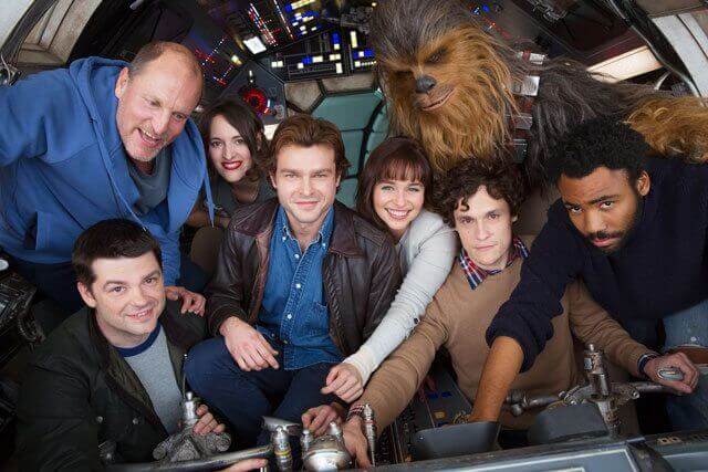 Han Solo Star Wars Cast Photo